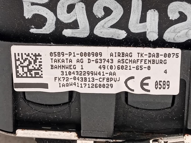 Air-bag Guidatore FK72-043B13-CF8PJ Land Rover Discovery V Sport 2015
