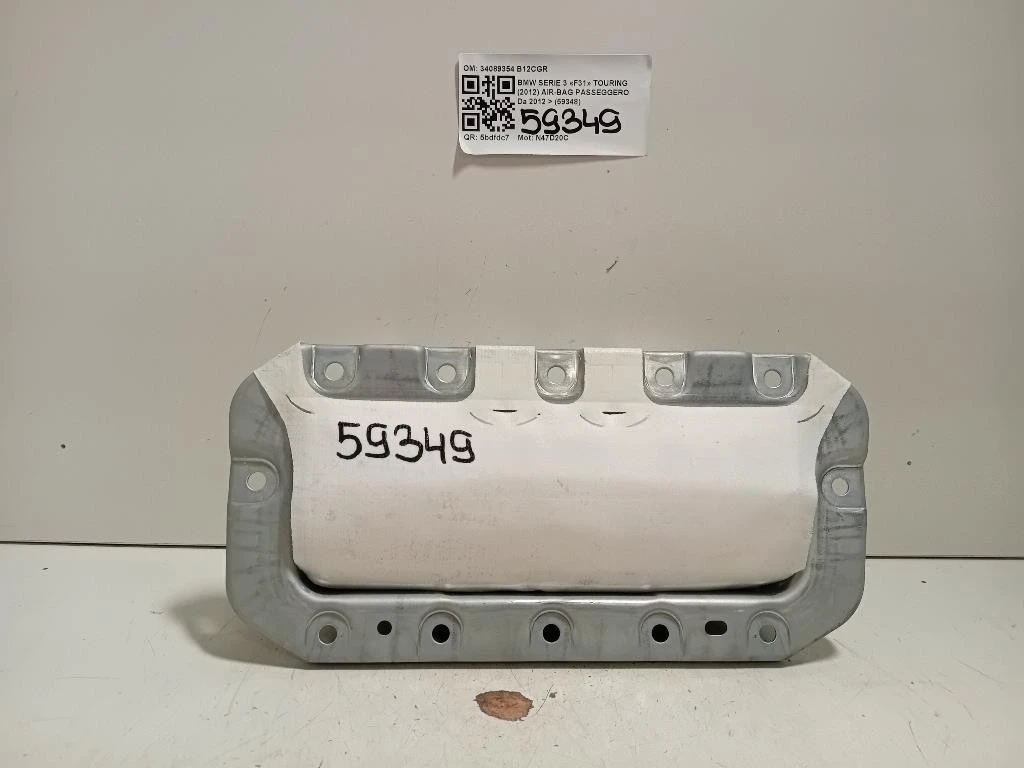 Air-bag Passeggero 34089354 Bmw Serie 3 F31 Touring 2012
