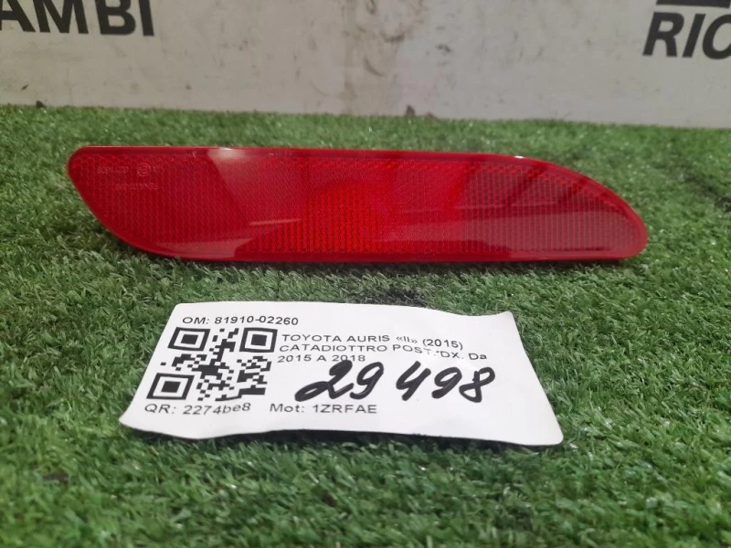 Catadiottro POST DX 81910-02260 Toyota Auris II 2015