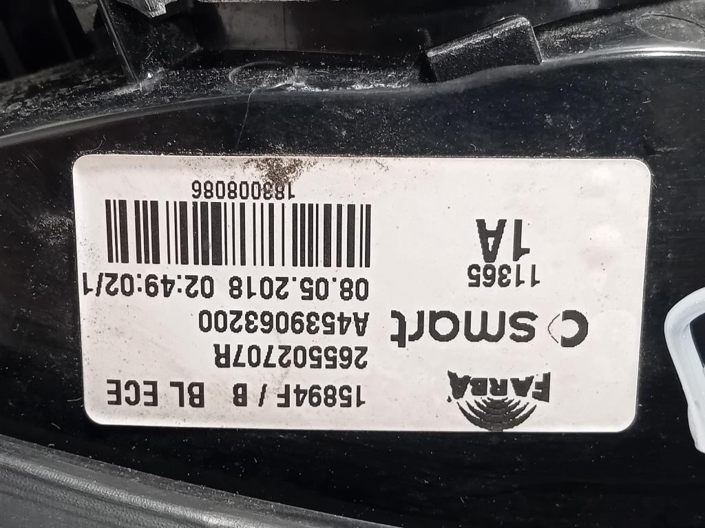 Fanale POST DX 265502707R Smart Forfour 453 2015