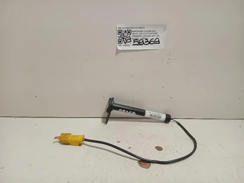 Attuatore Cerniera Cofano ANT DX A1728870510 Mercedes Classe SLK R172 2011