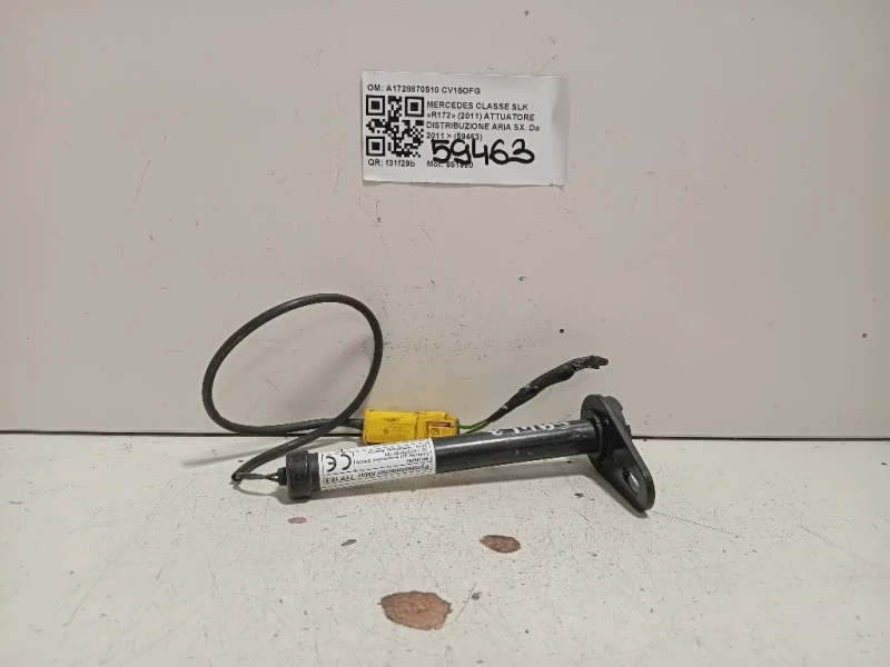 Attuatore Cerniera Cofano ANT SX A1728870510 Mercedes Classe SLK R172 2011