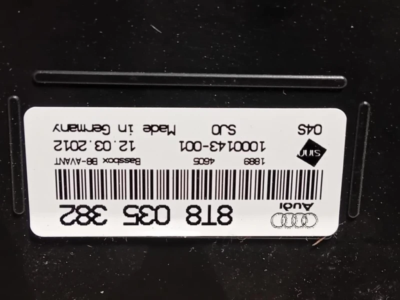 Cassa Altoparlante Subwoofer Autoradio 8T8035382 Audi A4 8K2 2012