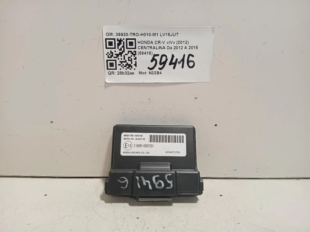Centralina 36920-TRO-H010-M1 Honda CR-V IV 2012