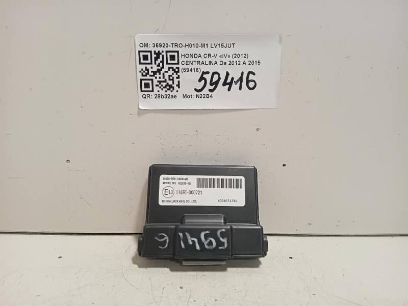 Centralina 36920-TRO-H010-M1 Honda CR-V IV 2012