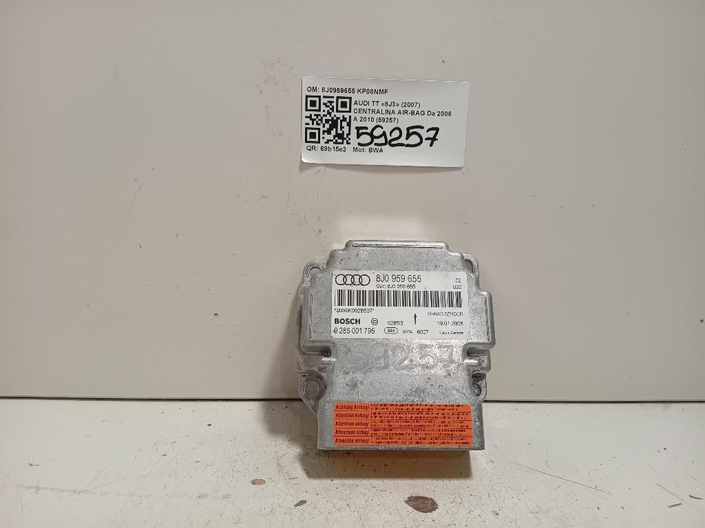 Centralina Air-bag 8J0959655 Audi TT 8J3 2007