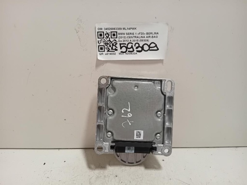 Centralina Air-bag 34526863389 Bmw Serie 1 F20 Berlina 2012