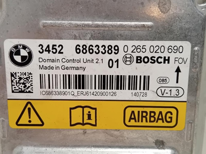 Centralina Air-bag 34526863389 Bmw Serie 1 F20 Berlina 2012