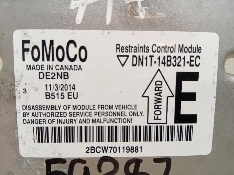 Centralina Air-bag DN1T-14B321-EC Ford Ecosport 2013
