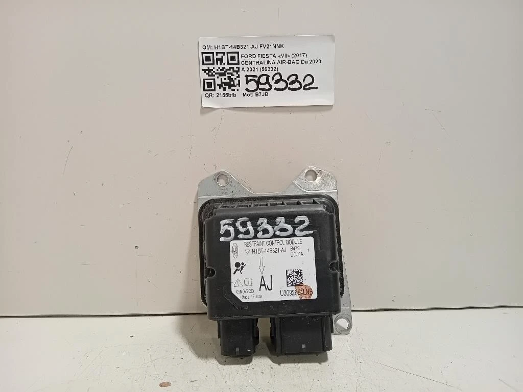 Centralina Air-bag H1BT-14B321-AJ Ford Fiesta VII 2017