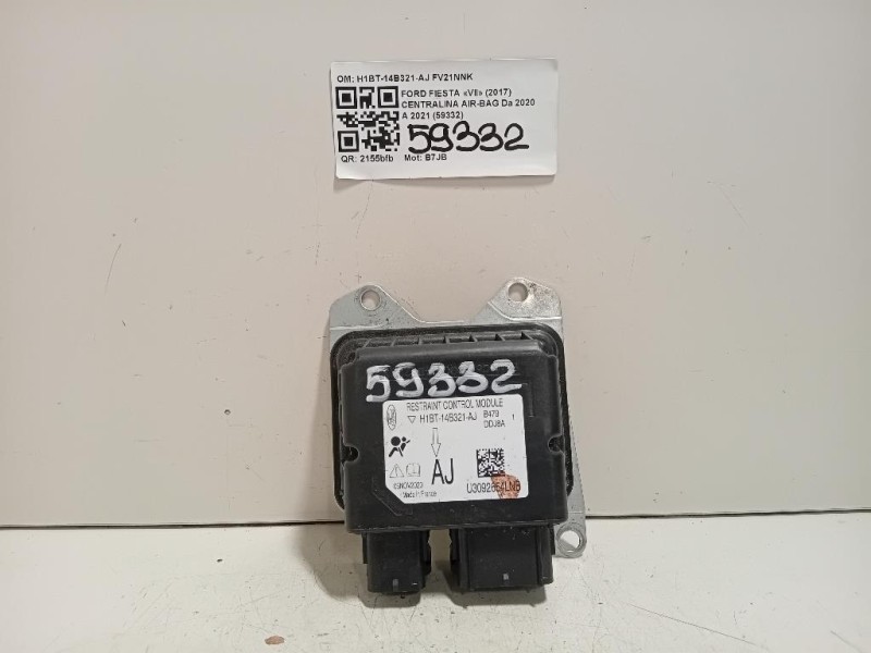 Centralina Air-bag H1BT-14B321-AJ Ford Fiesta VII 2017
