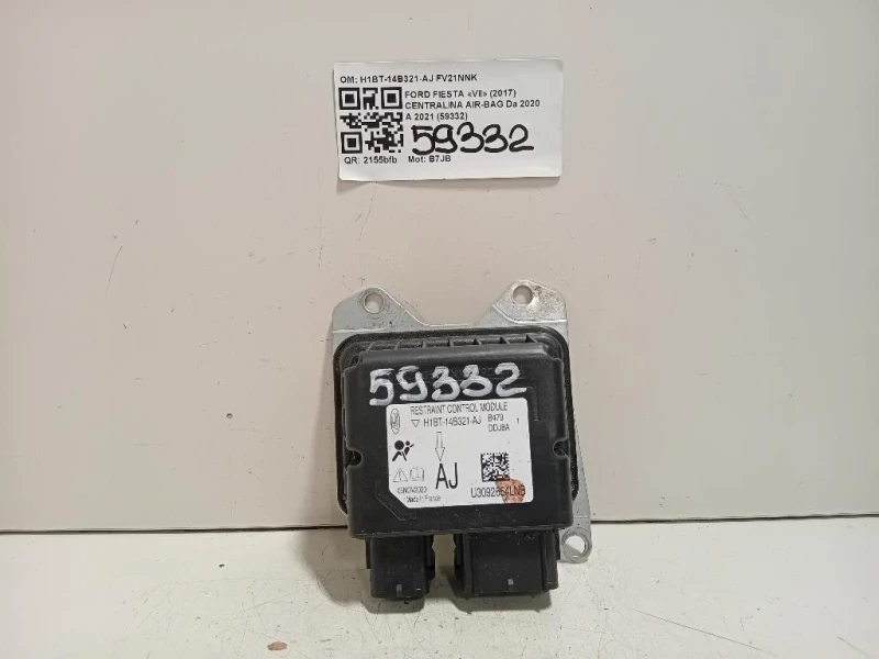 Centralina Air-bag H1BT-14B321-AJ Ford Fiesta VII 2017