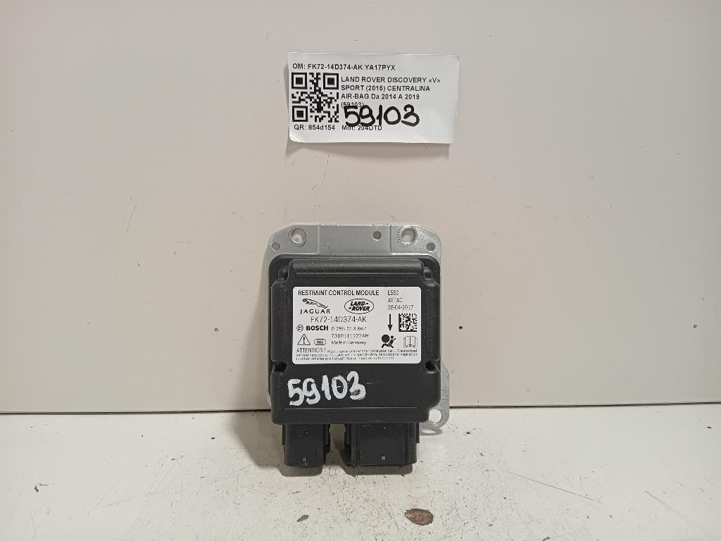 Centralina Air-bag FK72-14D374-AK Land Rover Discovery V Sport 2015