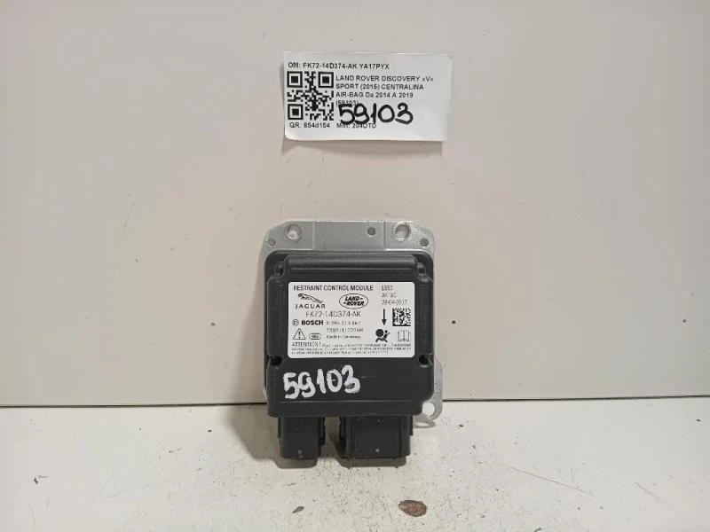 Centralina Air-bag FK72-14D374-AK Land Rover Discovery V Sport 2015