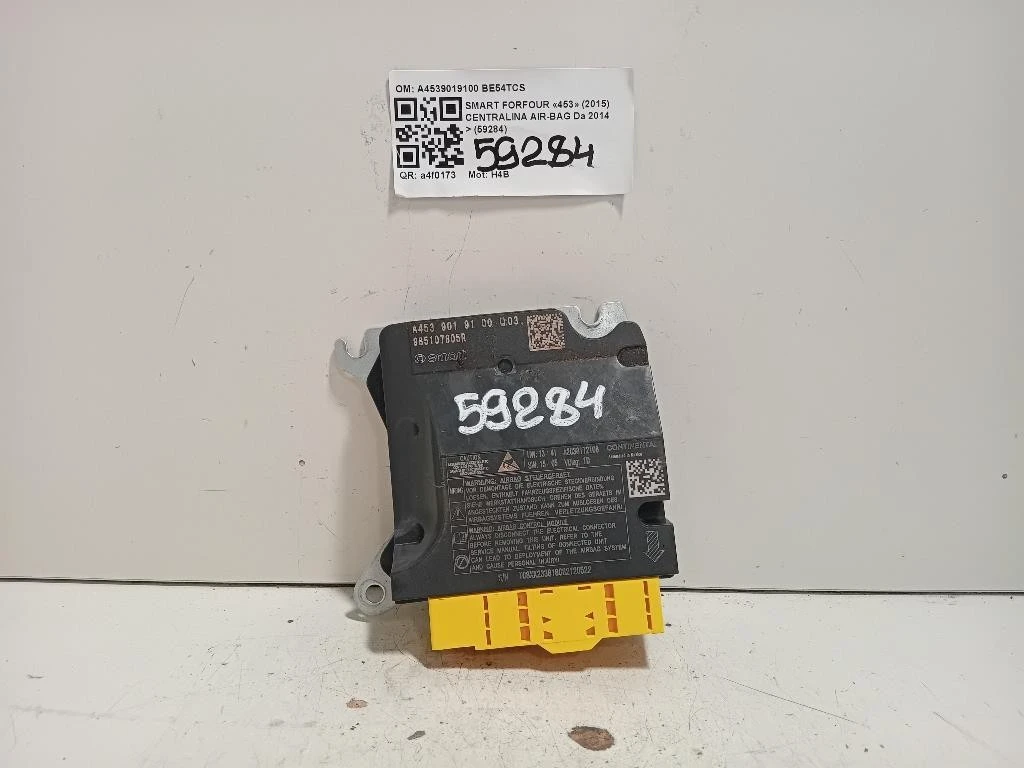 Centralina Air-bag A4539019100 Smart Forfour 453 2015