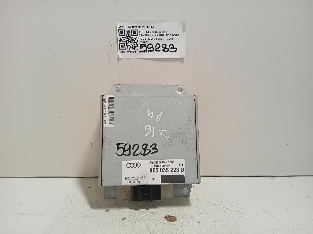 Centralina Amplificatore Acustico 8E5035223D Audi A4 8EC 2005