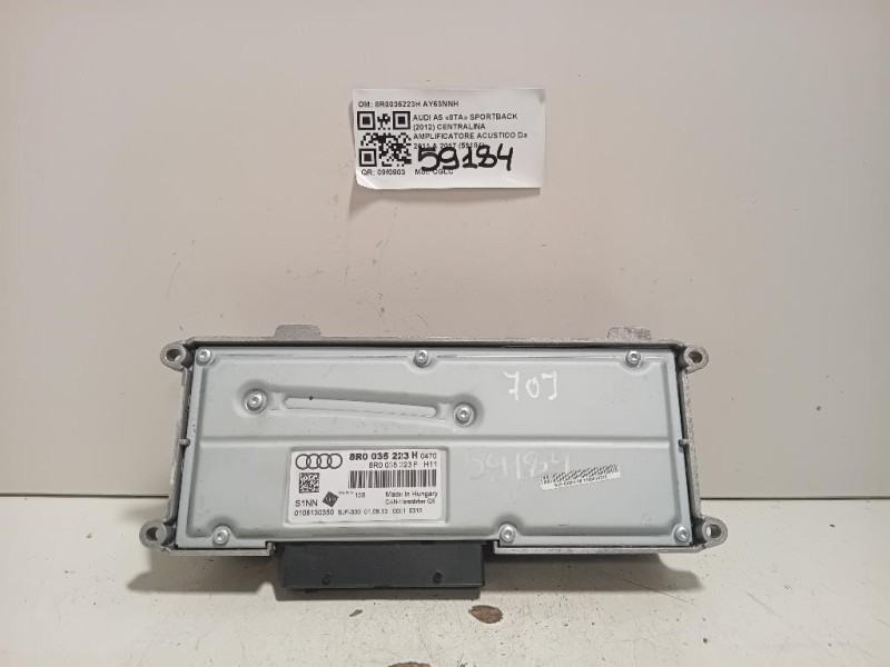 Centralina Amplificatore Acustico 8R0035223H Audi A5 8TA Sportback 2012