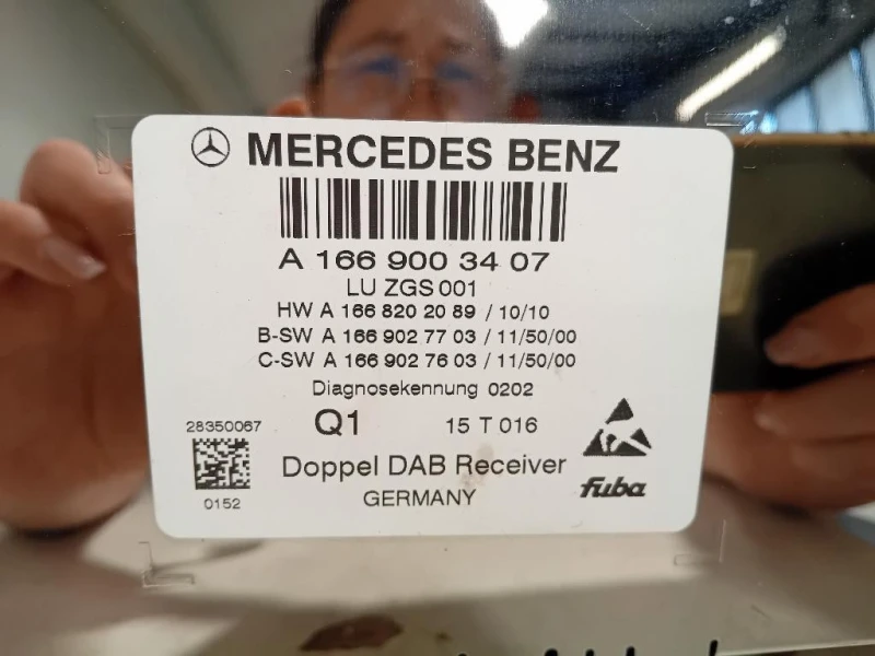 Centralina Amplificatore Acustico A1669003407 Mercedes Classe SLK R172 2011
