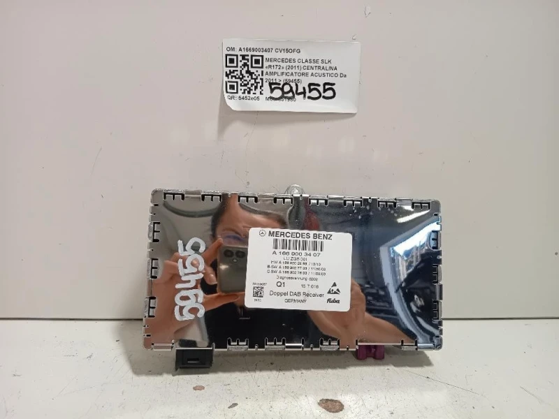 Centralina Amplificatore Acustico A1669003407 Mercedes Classe SLK R172 2011