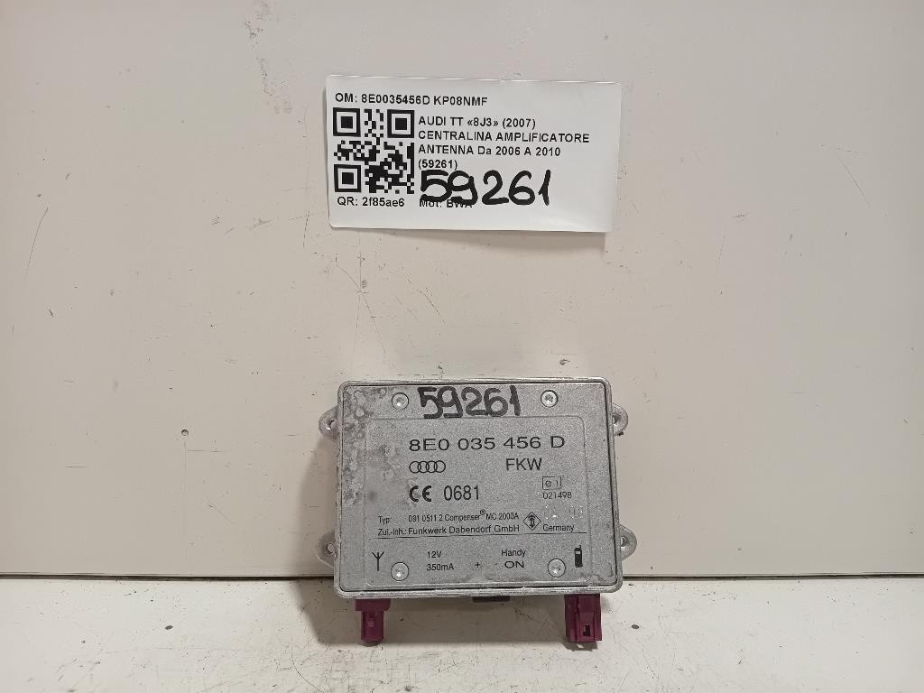 Centralina Amplificatore Antenna 8E0035456D Audi TT 8J3 2007