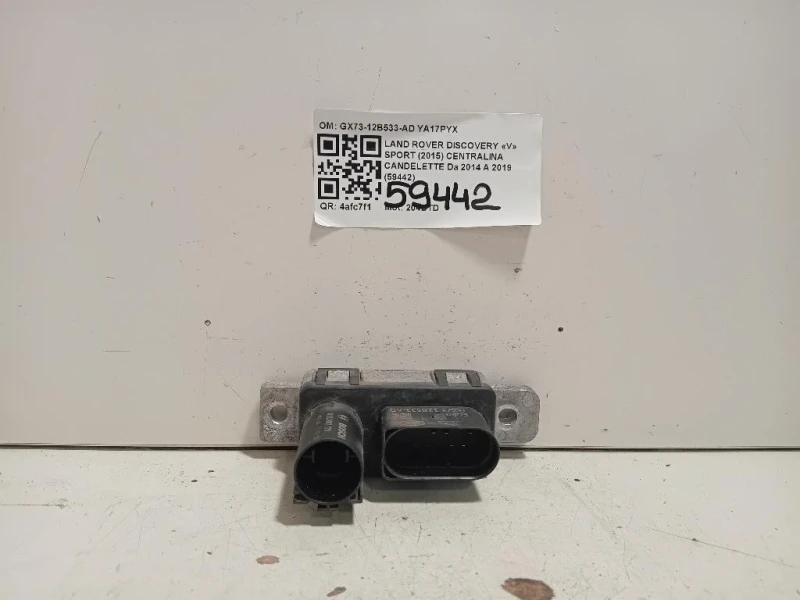 Centralina Candelette GX73-12B533-AD Land Rover Discovery V Sport 2015