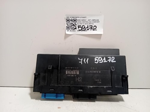 Centralina Comfort 61359229878 Bmw Serie 1 E87 Berlina 2005