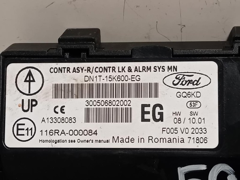 Centralina Comfort DN1T-15K600-EG Ford Fiesta VI 2012