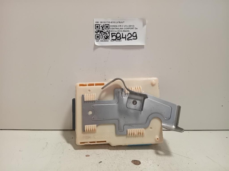 Centralina Comfort 35132-T1G-E10 Honda CR-V IV 2012