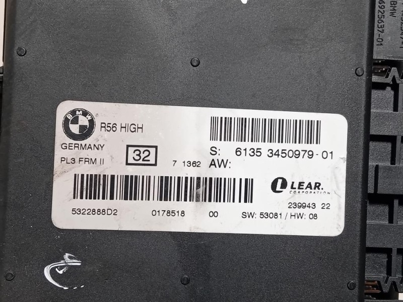 Centralina Comfort 61353450979 Mini MINI ONE R56 2007