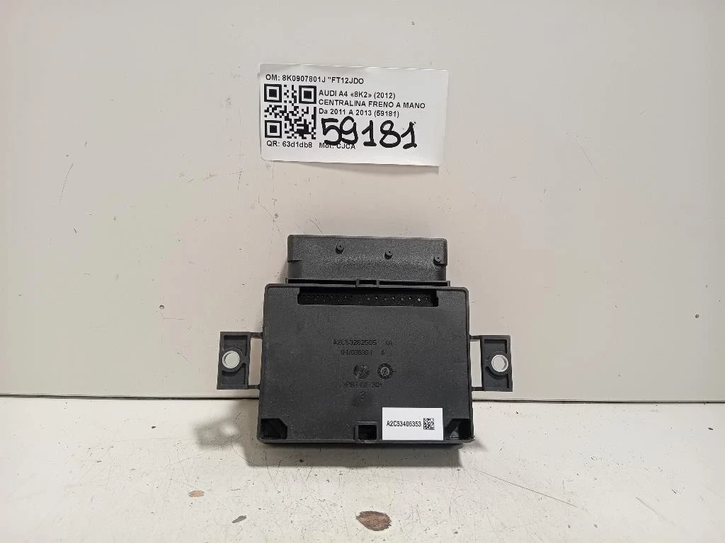 Centralina Freno A MANO 8K0907801J Audi A4 8K2 2012