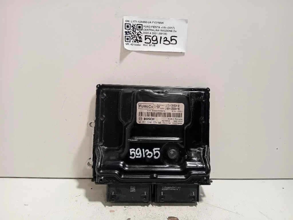 Centralina Iniezione L1T1-12A650-UA Ford Fiesta VII 2017