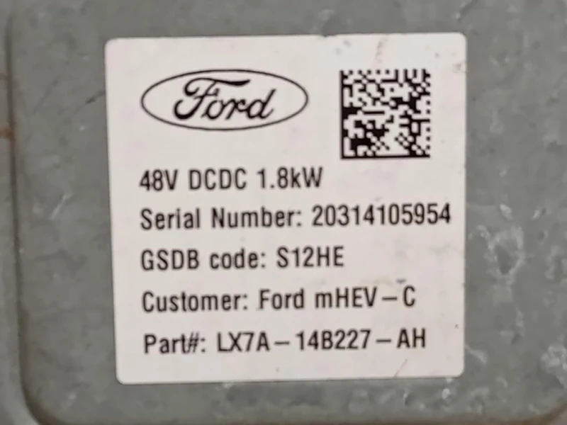 Centralina Iniezione LX7A-14B227-AH Ford Fiesta VII 2017