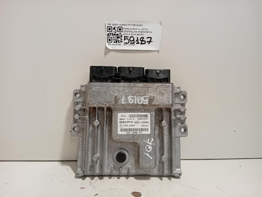 Centralina Iniezione BG91-12A650-FHT Ford S-max I 2010