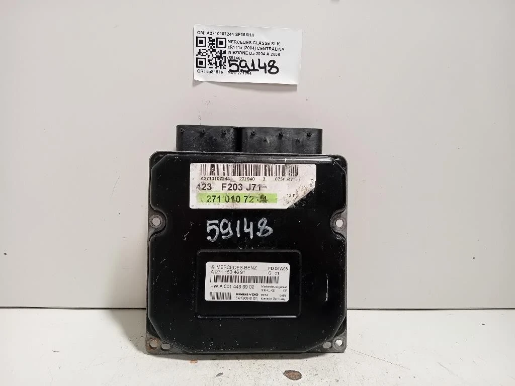 Centralina Iniezione A2710107244 Mercedes Classe SLK R171 2004