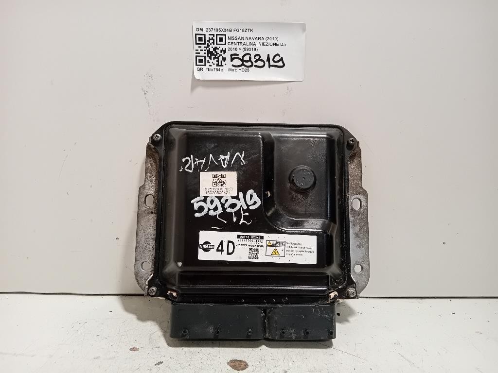 Centralina Iniezione 237105X34B Nissan Navara 2010