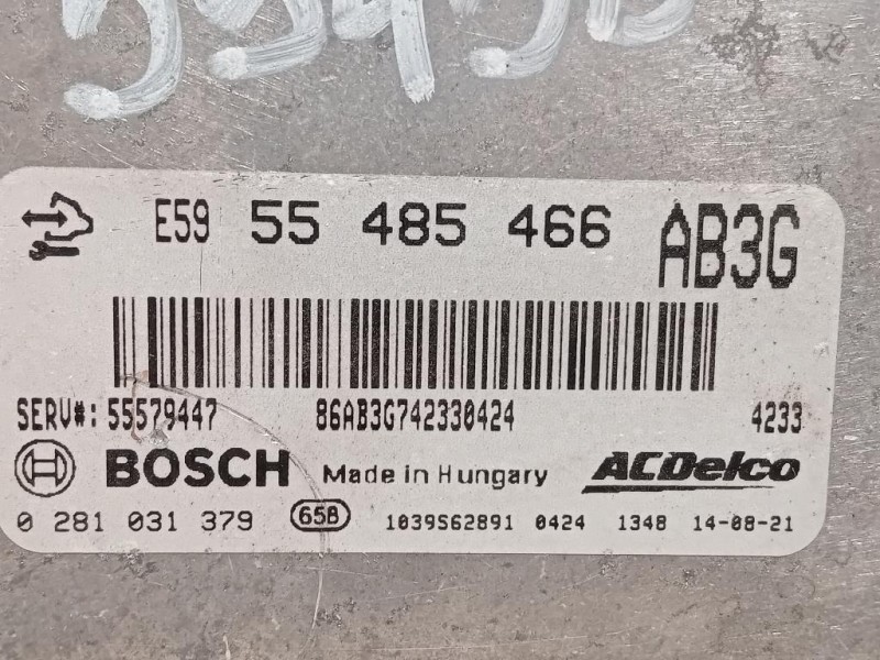 Centralina Iniezione 55485466 Opel Zafira C 2012