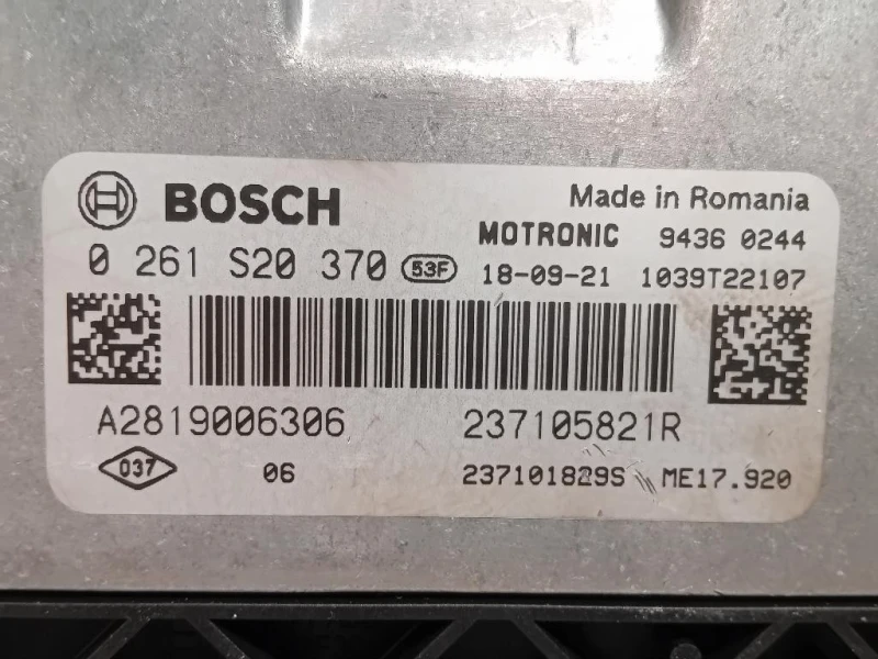 Centralina Iniezione A2819006306 Smart Forfour 453 2015
