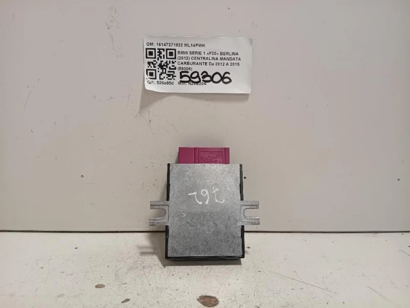 Centralina Mandata Carburante 16147371832 Bmw Serie 1 F20 Berlina 2012