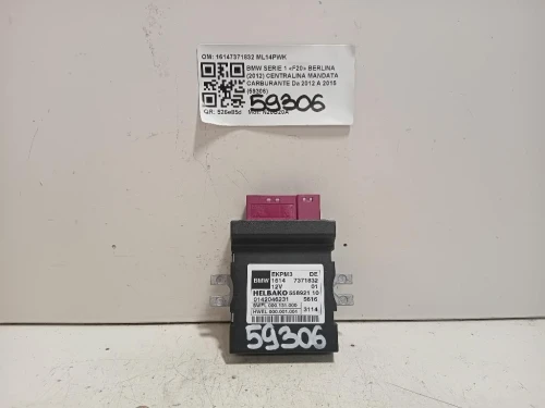 Centralina Mandata Carburante 16147371832 Bmw Serie 1 F20 Berlina 2012