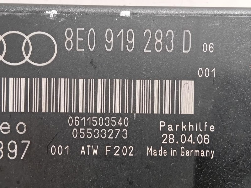 Centralina PARK Assist 8E0919283D Audi A4 8EC 2005