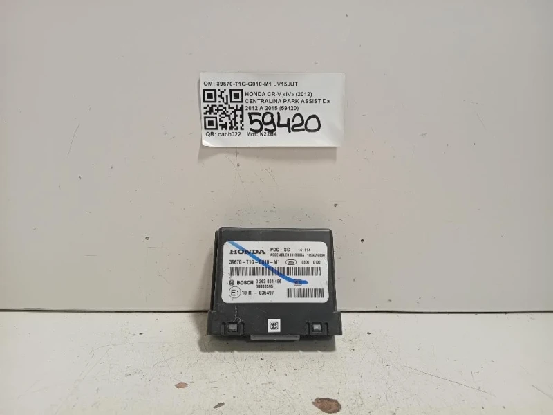 Centralina PARK Assist 39670-T1G-G010-M1 Honda CR-V IV 2012