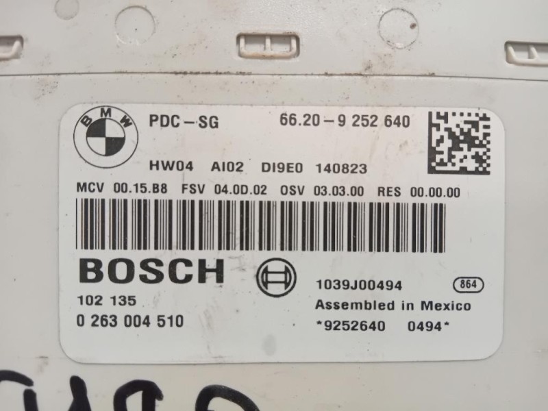 Centralina PARK Assist 66209252640 Mini Countryman Cooper R60 2010