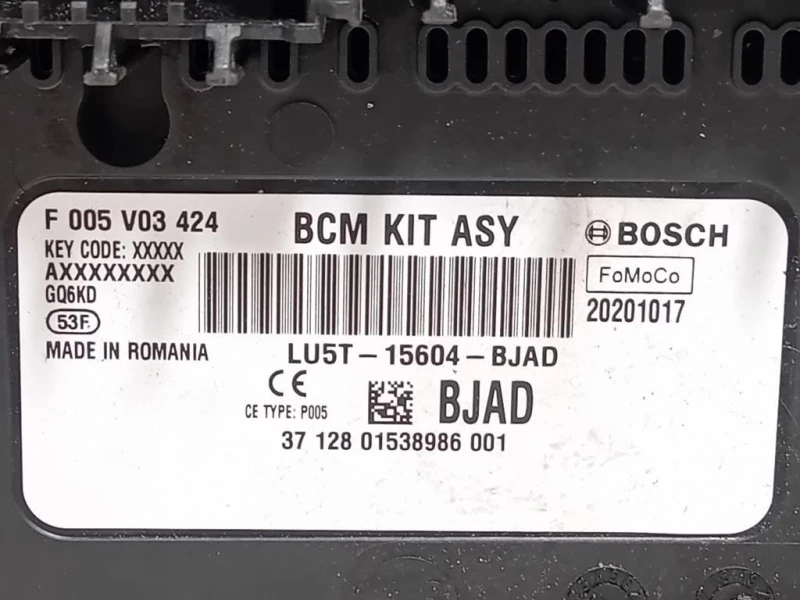 Centralina Scatola Fusibili LU5T-15604-BJAD Ford Fiesta VII 2017