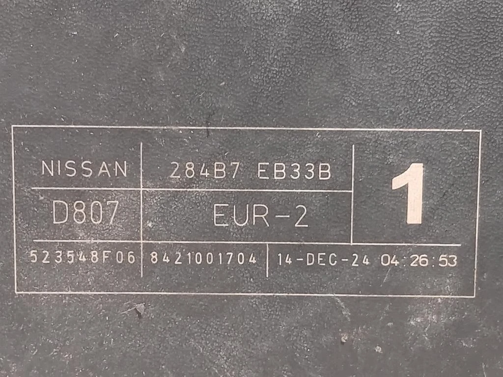 Centralina Scatola Fusibili 284B7EB33B Nissan Navara 2010