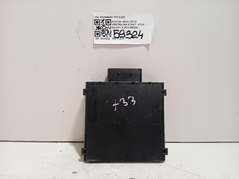 Centralina Start - STOP 8K0959663 Audi A4 8K2 2012