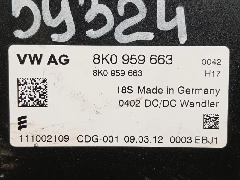 Centralina Start - STOP 8K0959663 Audi A4 8K2 2012