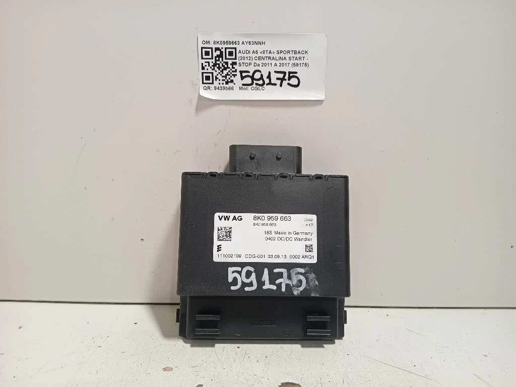 Centralina Start - STOP 8K0959663 Audi A5 8TA Sportback 2012