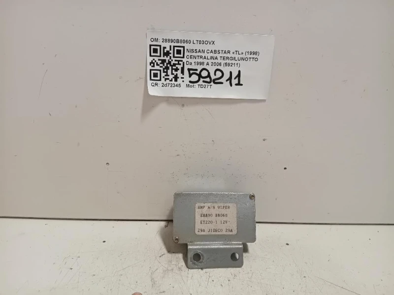 Centralina Tergilunotto 28890B8060 Nissan Cabstar TL 1998