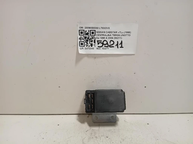 Centralina Tergilunotto 28890B8060 Nissan Cabstar TL 1998