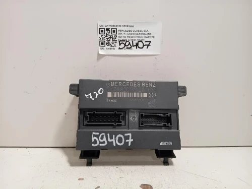 Centralina Tetto Pieghevole Capote A1718203326 Mercedes Classe SLK R171 2004